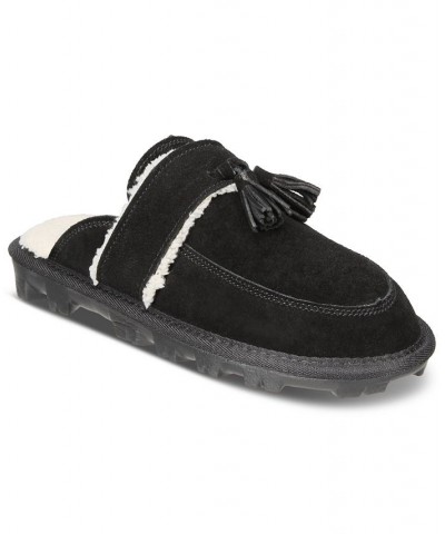 Women's Laneyy Tassel Slippers Black $15.50 Shoes