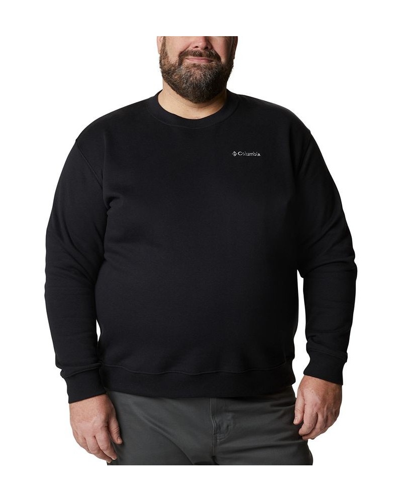 Men's Hart Mountain II Crew Sweatshirt Black $14.26 Sweatshirt