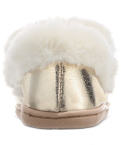 Dorenda Moccasin Slippers Gold $23.03 Shoes