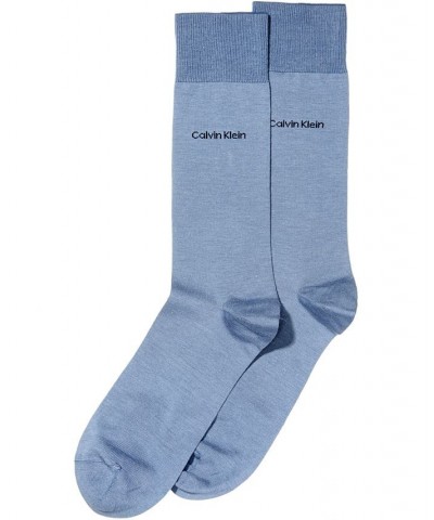 Men's Socks, Giza Cotton Flat Knit Crew PD04 $10.44 Socks