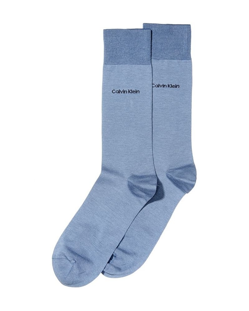 Men's Socks, Giza Cotton Flat Knit Crew PD04 $10.44 Socks