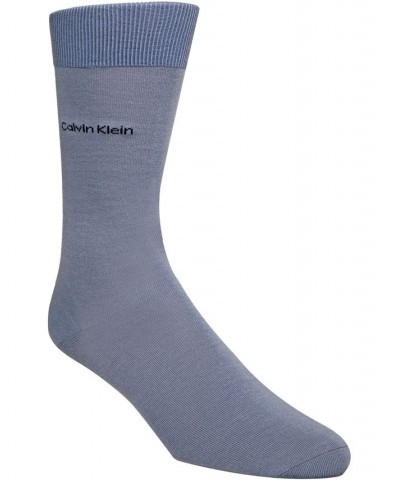 Men's Socks, Giza Cotton Flat Knit Crew PD04 $10.44 Socks