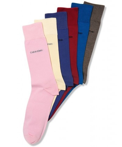 Men's Socks, Giza Cotton Flat Knit Crew PD04 $10.44 Socks