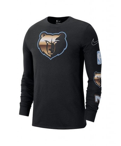 Men's Black Memphis Grizzlies 2022/23 City Edition Essential Expressive Long Sleeve T-shirt $21.32 T-Shirts