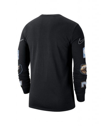 Men's Black Memphis Grizzlies 2022/23 City Edition Essential Expressive Long Sleeve T-shirt $21.32 T-Shirts