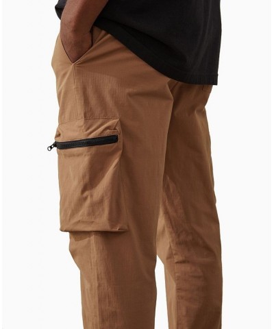 Men's Active Hyperlite Cargo Sweatpants Brown $34.30 Pants