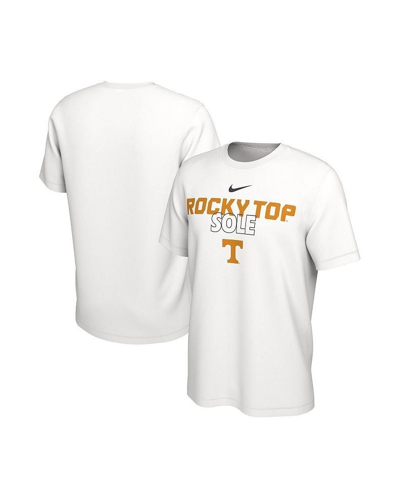 Men's White Tennessee Volunteers On Court Bench T-shirt $20.00 T-Shirts