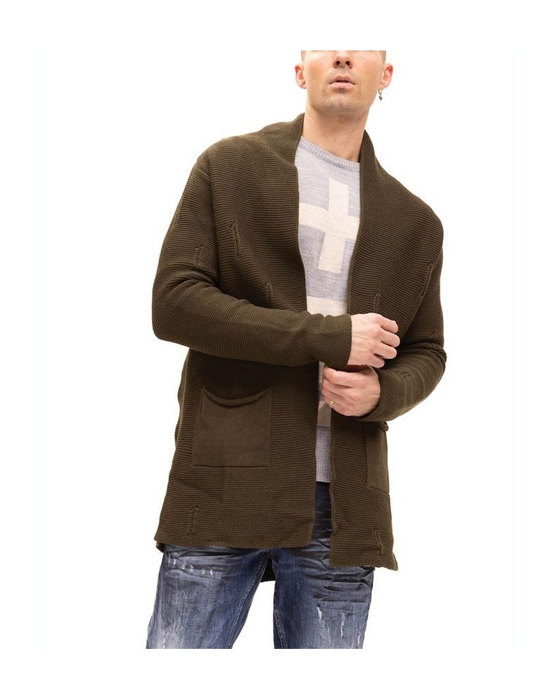 Men's Modern Relaxed Knit Sweater Tan/Beige $53.41 Sweaters