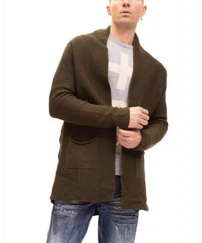 Men's Modern Relaxed Knit Sweater Tan/Beige $53.41 Sweaters