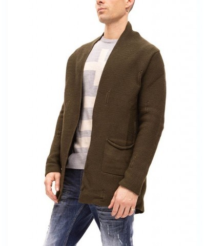 Men's Modern Relaxed Knit Sweater Tan/Beige $53.41 Sweaters