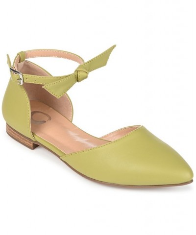 Women's Vielo Flat Green $46.74 Shoes