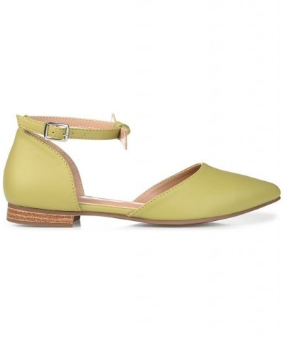 Women's Vielo Flat Green $46.74 Shoes