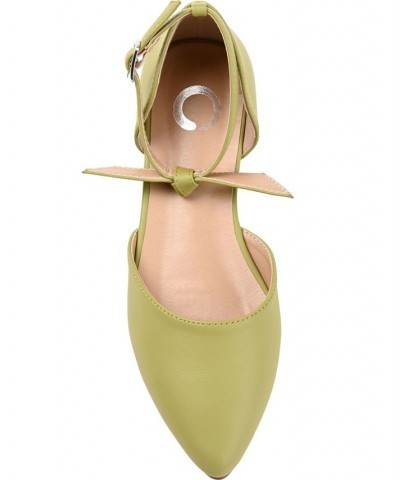 Women's Vielo Flat Green $46.74 Shoes