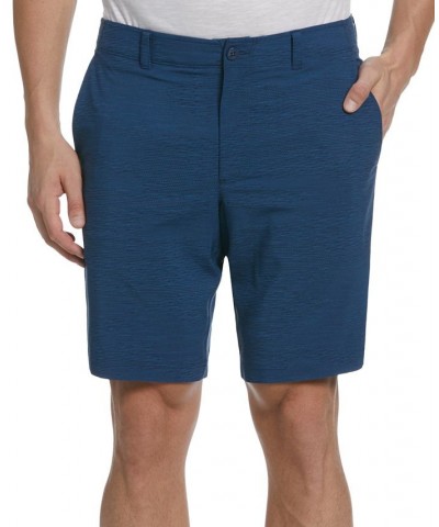 Men's Hybrid Plainweave Casual Stretch Shorts Blue $24.78 Shorts