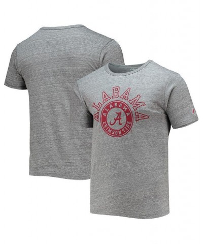 Men's Heathered Gray Alabama Crimson Tide Tide Seal Nuevo Victory Falls Tri-Blend T-shirt $26.09 T-Shirts