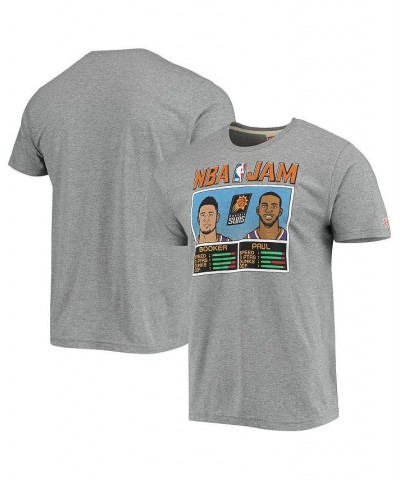 Men's Devin Booker and Chris Paul Heathered Charcoal Phoenix Suns NBA Jam Tri-Blend T-shirt $22.56 T-Shirts