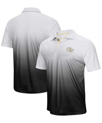 Men's Gray Ga Tech Yellow Jackets Magic Team Logo Polo Shirt $16.00 Polo Shirts