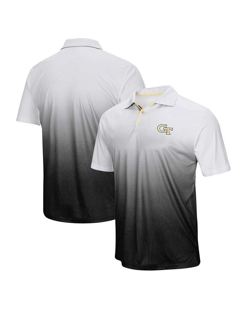 Men's Gray Ga Tech Yellow Jackets Magic Team Logo Polo Shirt $16.00 Polo Shirts