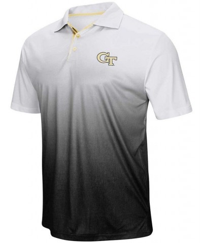 Men's Gray Ga Tech Yellow Jackets Magic Team Logo Polo Shirt $16.00 Polo Shirts