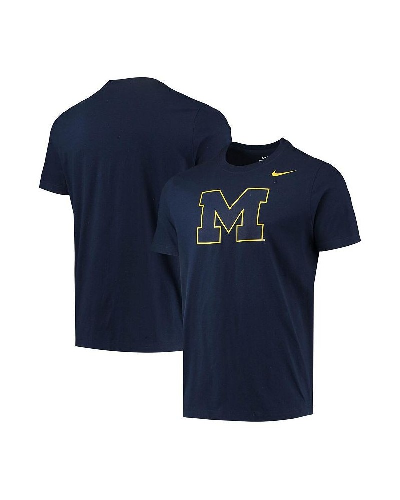 Men's Navy Michigan Wolverines Logo Color Pop T-shirt $26.54 T-Shirts