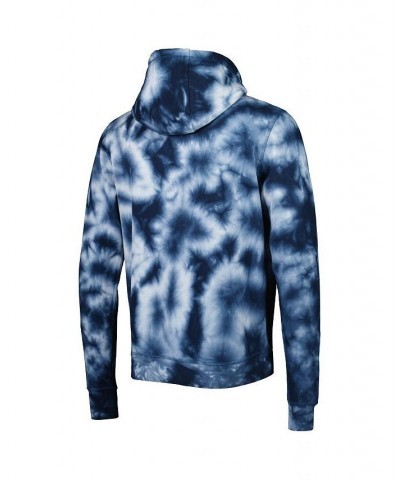 Men's Navy New England Patriots Team Tie-Dye Pullover Hoodie $32.76 Sweatshirt