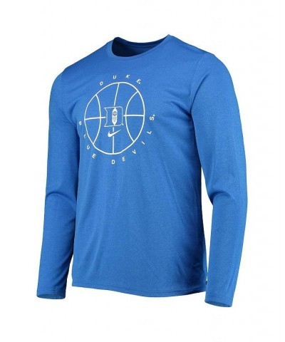 Men's Royal Duke Blue Devils Basketball Icon Legend Performance Long Sleeve T-shirt $23.64 T-Shirts