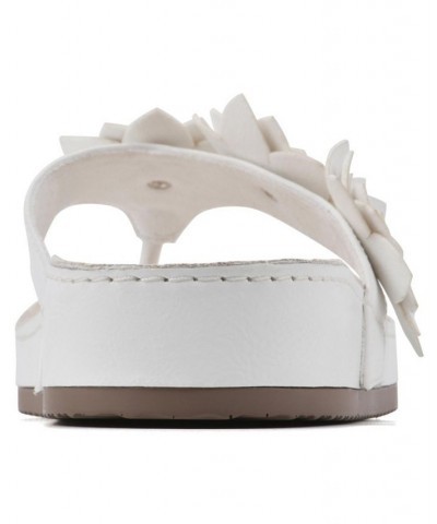 Women's Hot Spot Thong Comfort Sandal White $27.60 Shoes