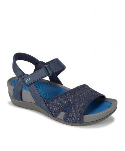 Annissa Ankle-Strap Casual Sandals Blue $43.61 Shoes