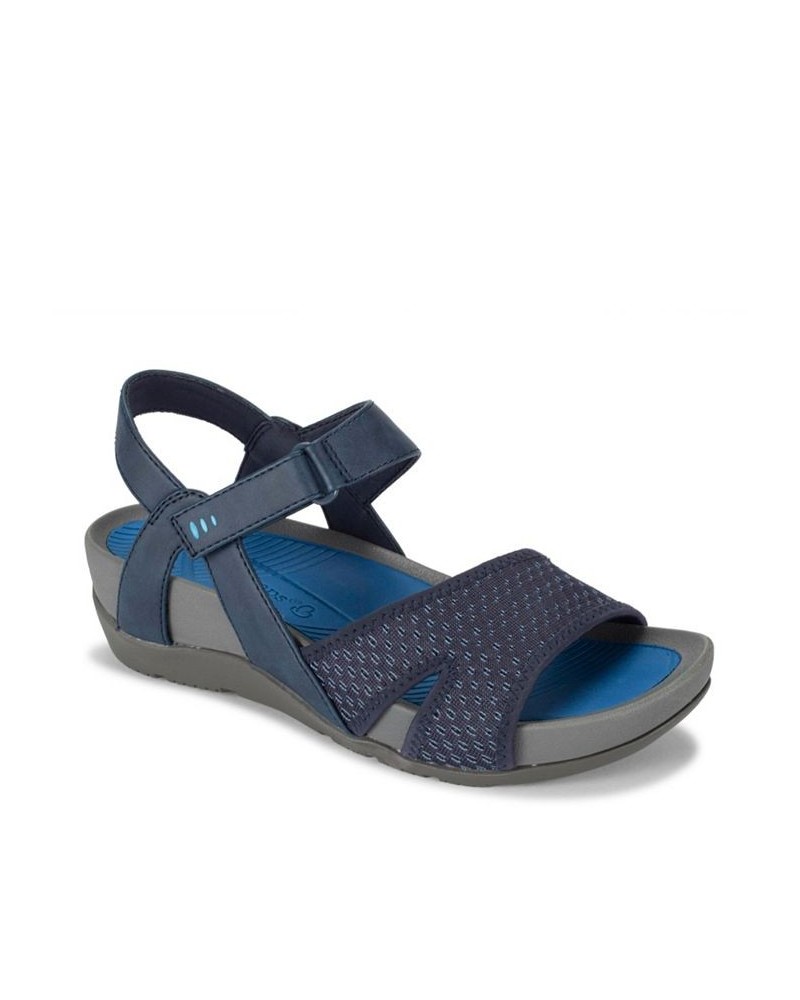 Annissa Ankle-Strap Casual Sandals Blue $43.61 Shoes