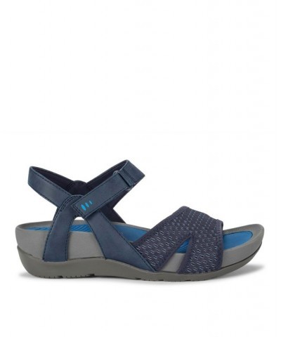 Annissa Ankle-Strap Casual Sandals Blue $43.61 Shoes