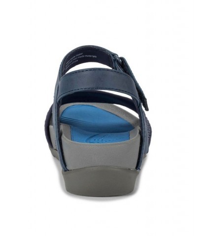 Annissa Ankle-Strap Casual Sandals Blue $43.61 Shoes