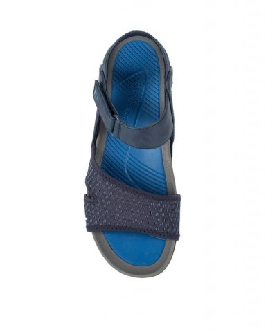 Annissa Ankle-Strap Casual Sandals Blue $43.61 Shoes