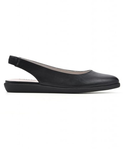 Women's Memory Comfort Flat Black $33.81 Shoes