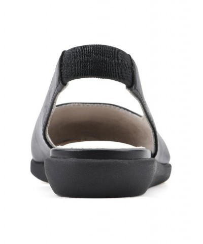 Women's Memory Comfort Flat Black $33.81 Shoes