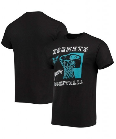 Men's Black Charlotte Hornets Slam Dunk T-shirt $14.72 T-Shirts