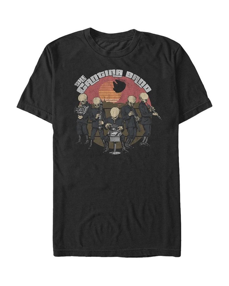 Men's Cantina Band Short Sleeve Crew T-shirt Black $15.40 T-Shirts