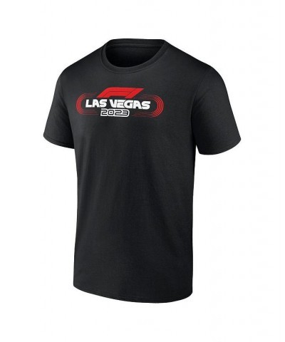 Men's Branded Black Formula 1 Las Vegas 2023 T-shirt $20.13 T-Shirts