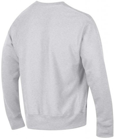 Men's Gray Cincinnati Bearcats Arch Over Logo Reverse Weave Pullover Sweatshirt $45.89 Sweatshirt
