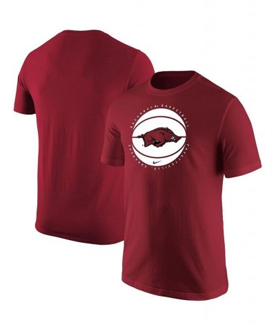 Men's Cardinal Arkansas Razorbacks Basketball Logo T-shirt $23.51 T-Shirts