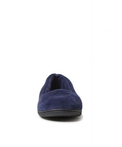 Women's Rebecca Microfiber Velour Closed Back Clog Slippers PD06 $24.38 Shoes