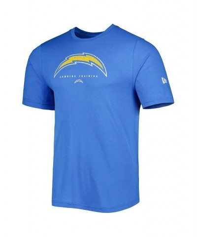 Men's Powder Blue Los Angeles Chargers Combine Authentic Ball Logo T-shirt $15.18 T-Shirts