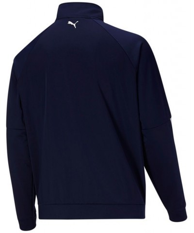 Men's Contrast Zip-Front Track Jacket PD02 $24.75 Jackets