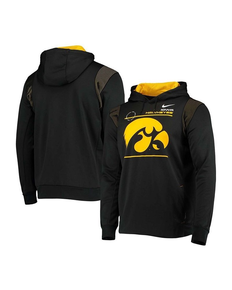 Men's Black Iowa Hawkeyes 2021 Player Sideline Performance Hoodie $28.00 Sweatshirt