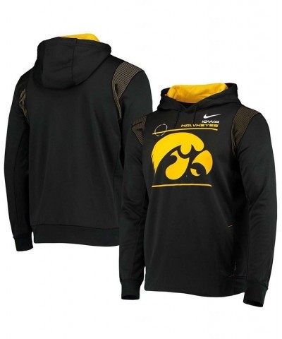 Men's Black Iowa Hawkeyes 2021 Player Sideline Performance Hoodie $28.00 Sweatshirt