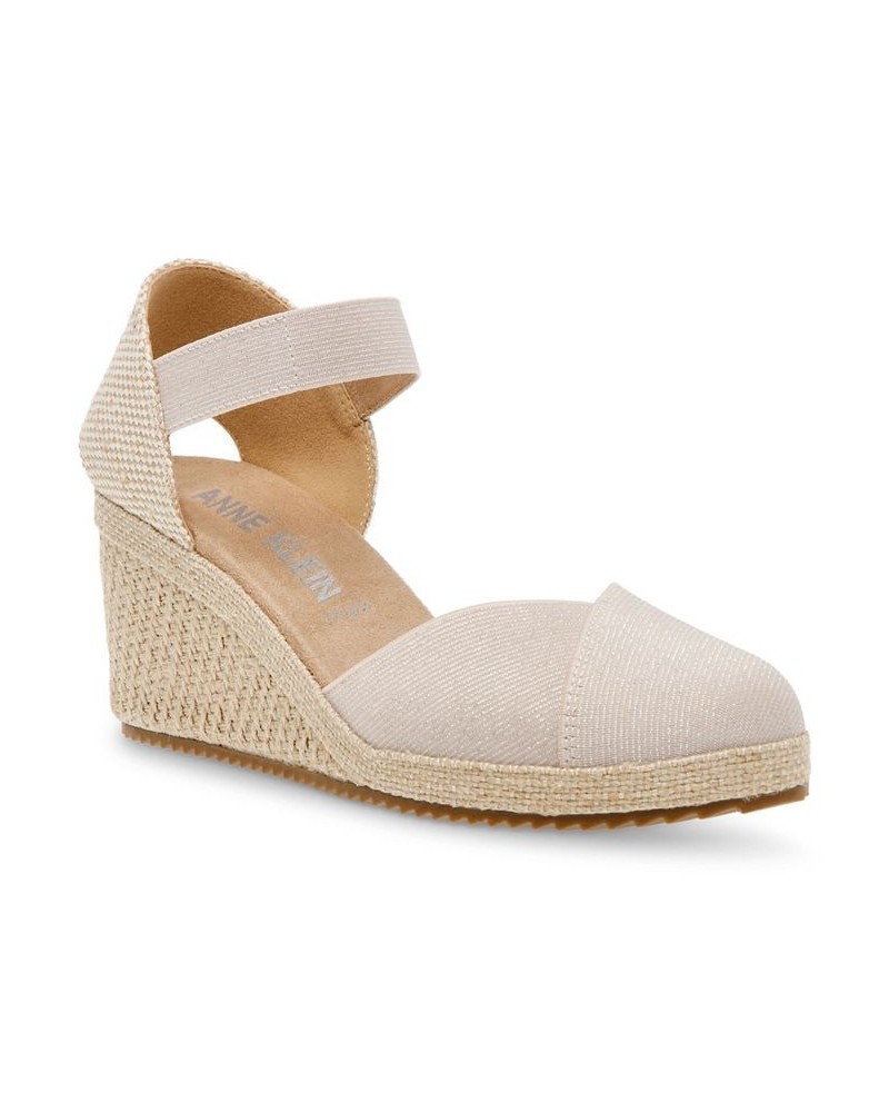 Women's Zuri Espadrille Wedge Tan/Beige $40.94 Shoes