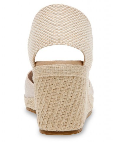 Women's Zuri Espadrille Wedge Tan/Beige $40.94 Shoes