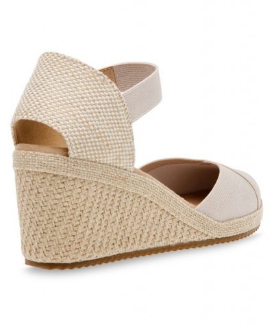 Women's Zuri Espadrille Wedge Tan/Beige $40.94 Shoes