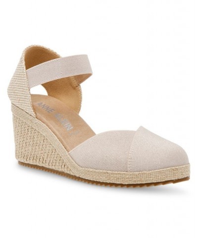 Women's Zuri Espadrille Wedge Tan/Beige $40.94 Shoes