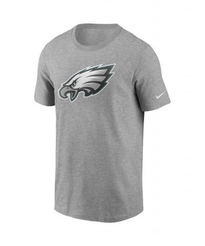 Men's Heathered Gray Philadelphia Eagles Primary Logo T-shirt $18.45 T-Shirts