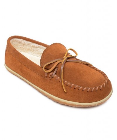 Men's TOMM Moccasin Slippers Brown $40.77 Shoes